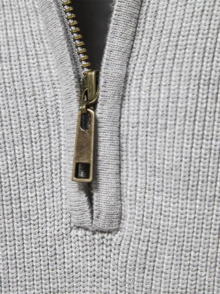 John | Sleek Zip-Up Considered Cardigan