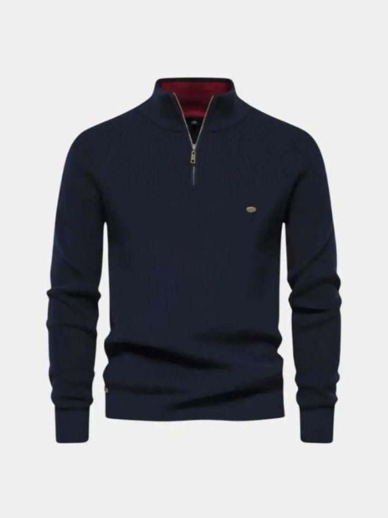 John | Sleek Zip-Up Considered Cardigan