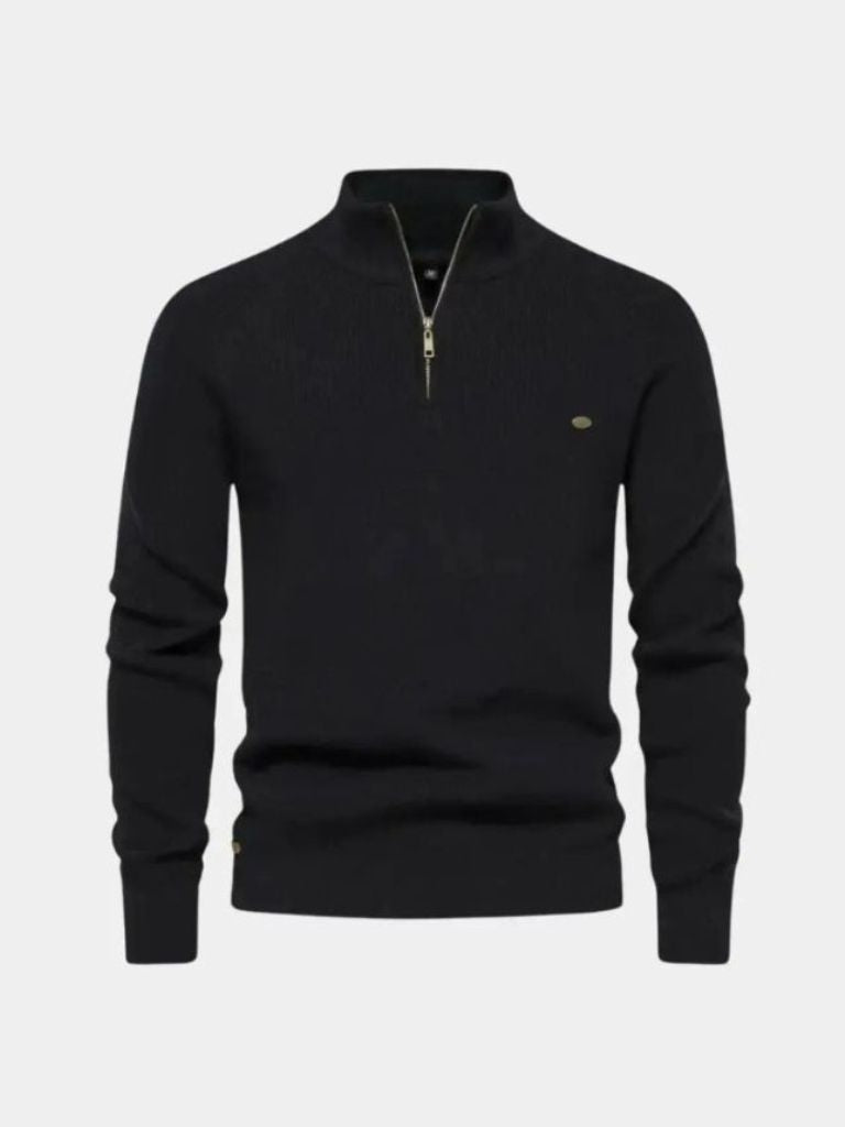 John | Sleek Zip-Up Considered Cardigan