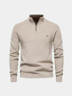 John | Sleek Zip-Up Considered Cardigan