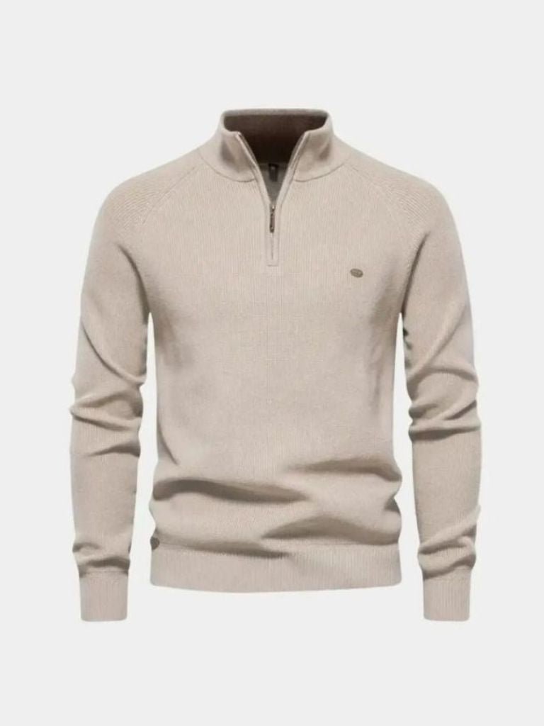 John | Sleek Zip-Up Considered Cardigan