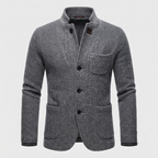 James Whitfield | Retro Wool-Blend Cardigan Jacket For Men