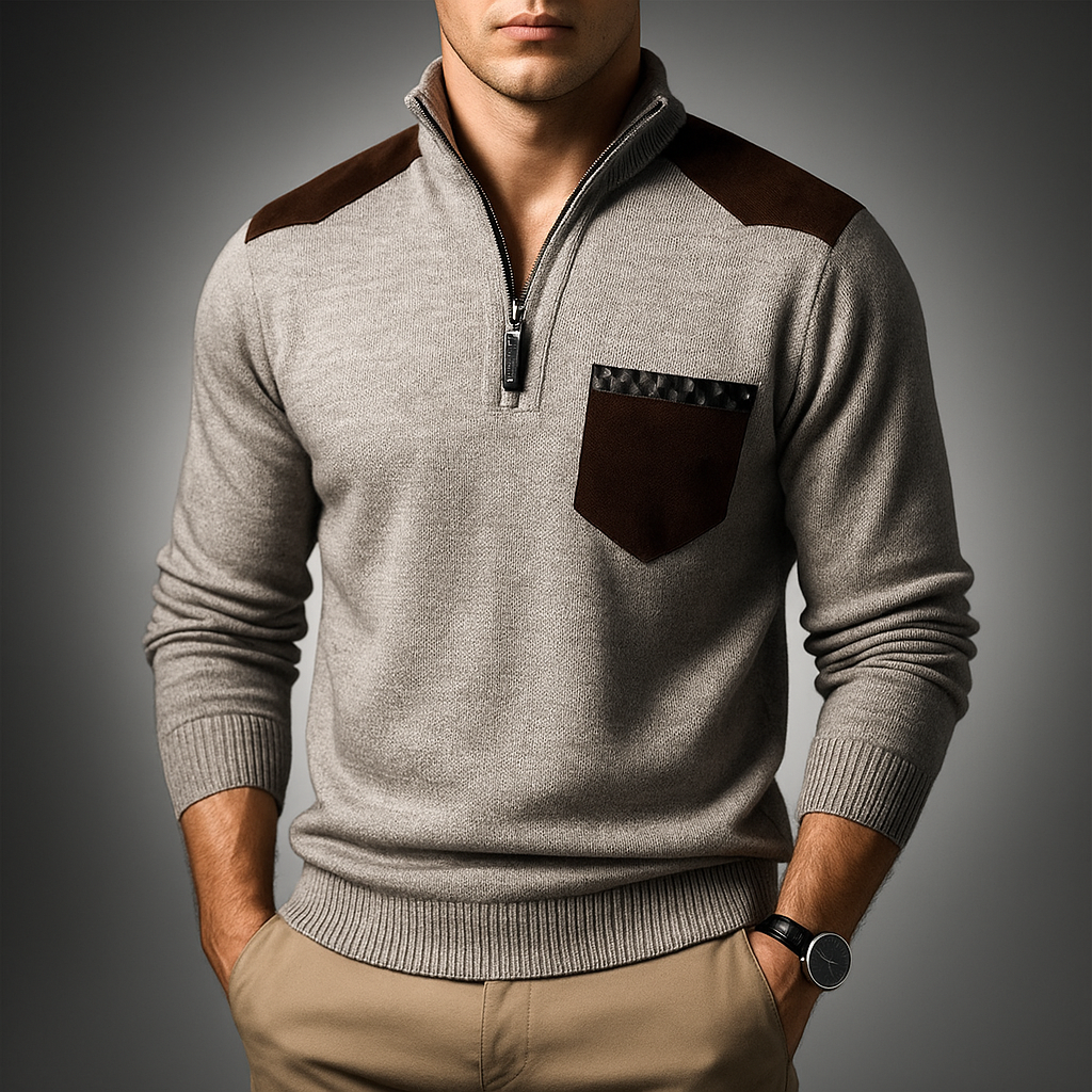 Ribbed Refined Elegant Cardigan