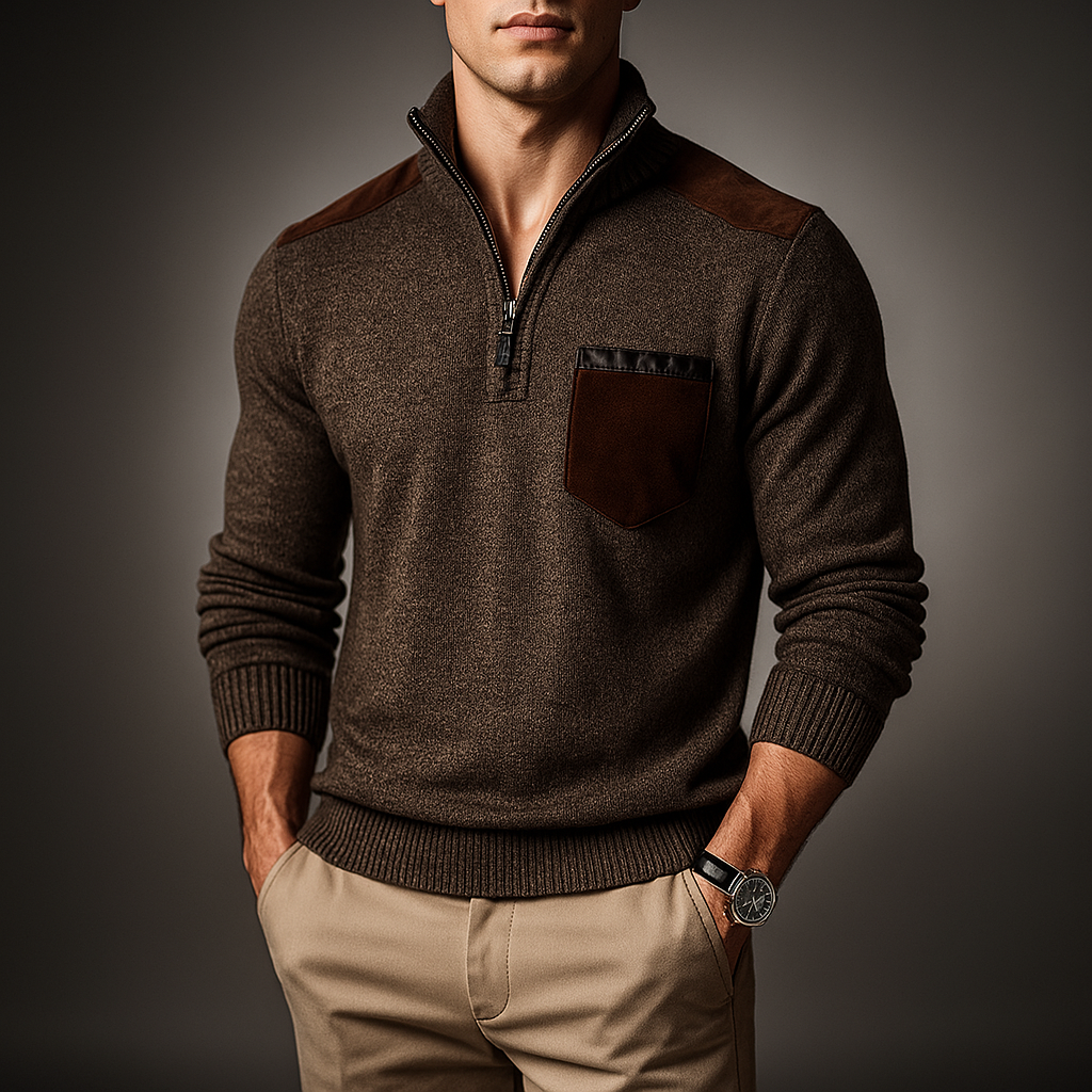 Ribbed Refined Elegant Cardigan