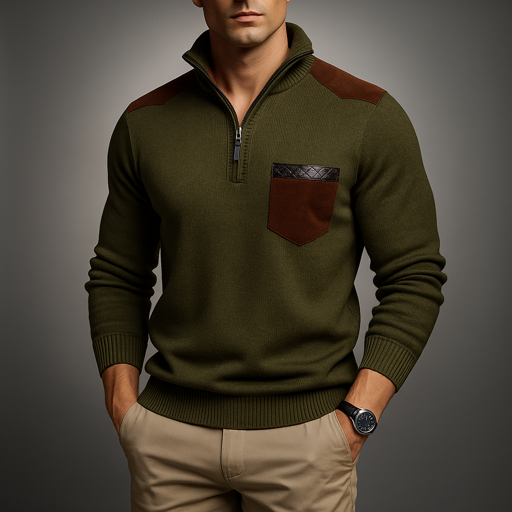 Ribbed Refined Elegant Cardigan
