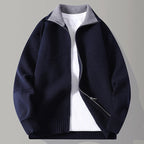 Daniel | Draped Mock-Neck Statement Cardigan