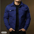 Lorenzo Marchetti | Black Denim Jacket For Men