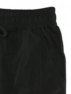 Men's Casual Straight-Leg Pants with Drawstring Waist and Slant Pockets