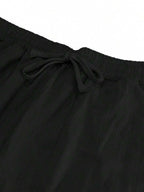 Men's Casual Straight-Leg Pants with Drawstring Waist and Slant Pockets