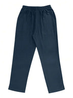 Men's Casual Straight-Leg Pants with Drawstring Waist and Slant Pockets