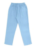 Men's Casual Straight-Leg Pants with Drawstring Waist and Slant Pockets