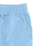 Men's Casual Straight-Leg Pants with Drawstring Waist and Slant Pockets