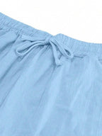 Men's Casual Straight-Leg Pants with Drawstring Waist and Slant Pockets
