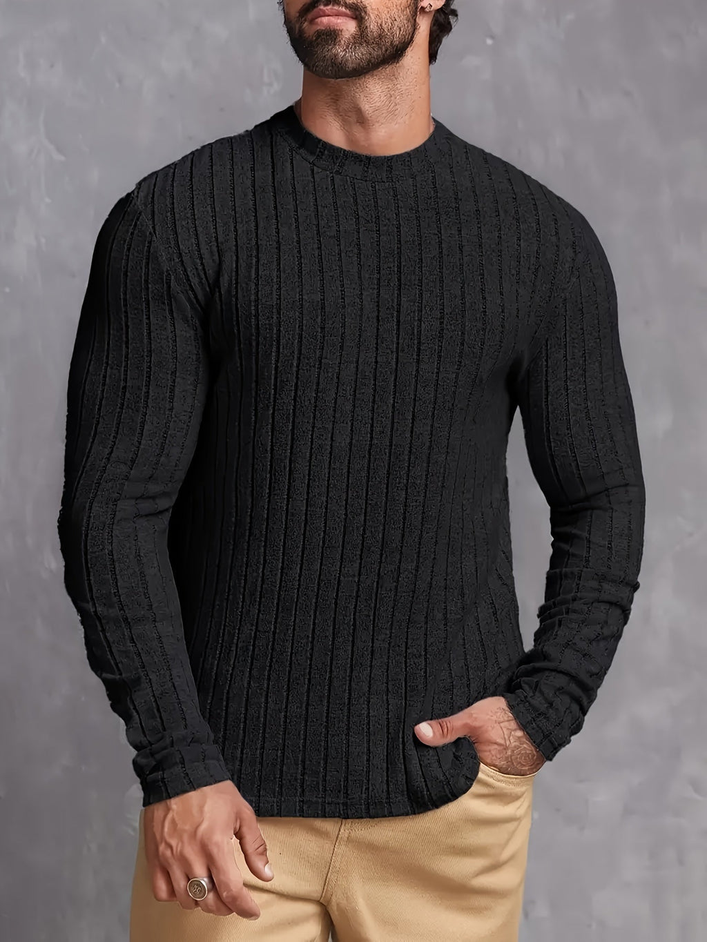 Longline Sartorial Fluid Sweater