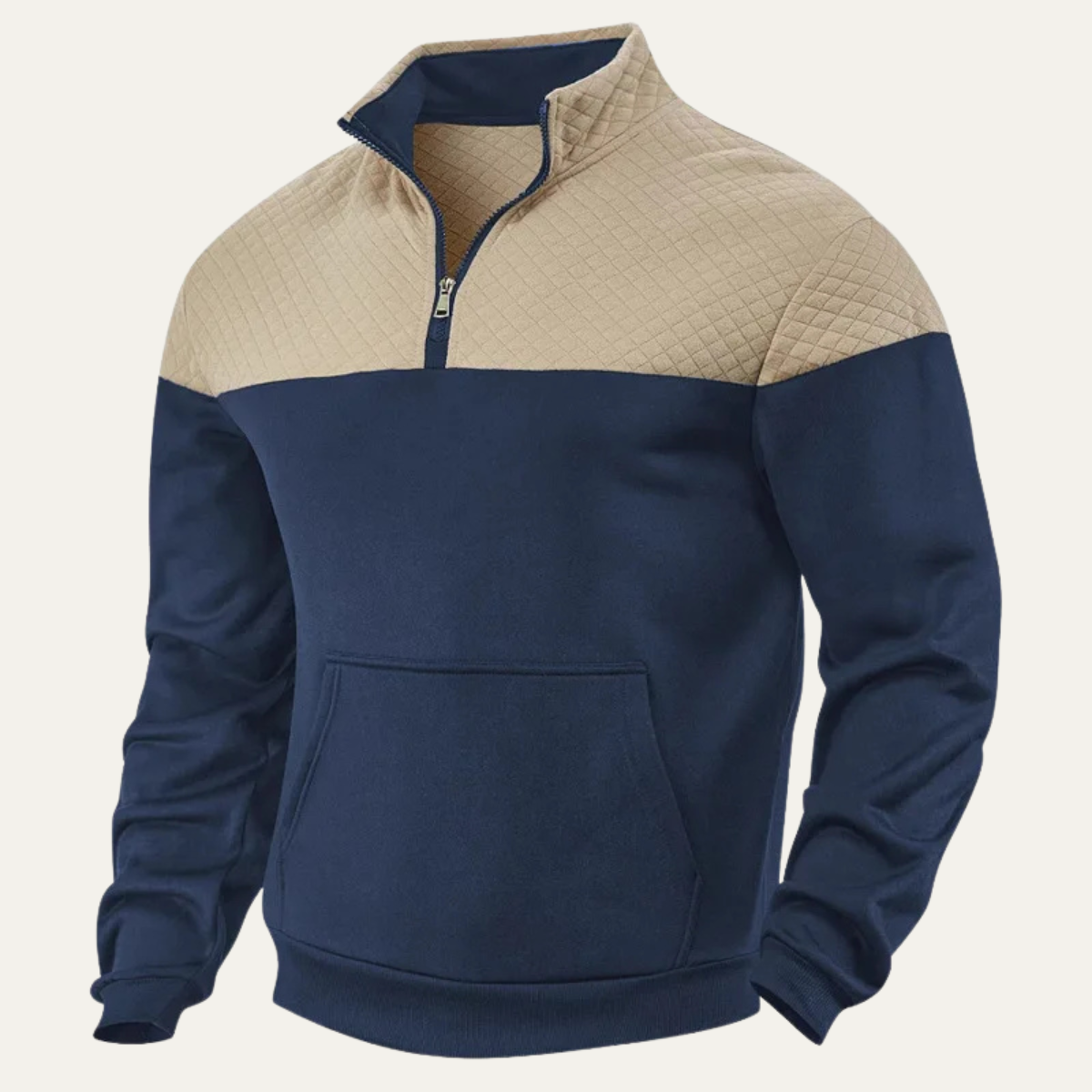 Oversized Zip-Up Fluid Sweater