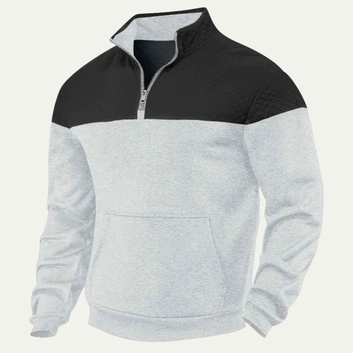 Oversized Zip-Up Fluid Sweater