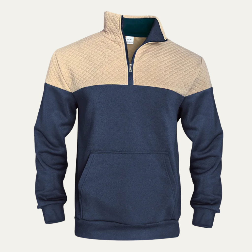 Oversized Zip-Up Fluid Sweater