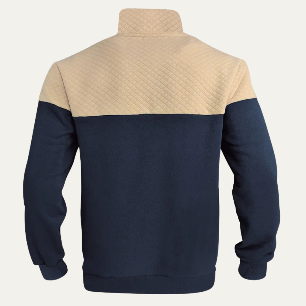 Oversized Zip-Up Fluid Sweater
