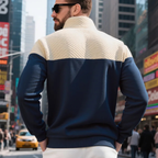 Oversized Zip-Up Fluid Sweater