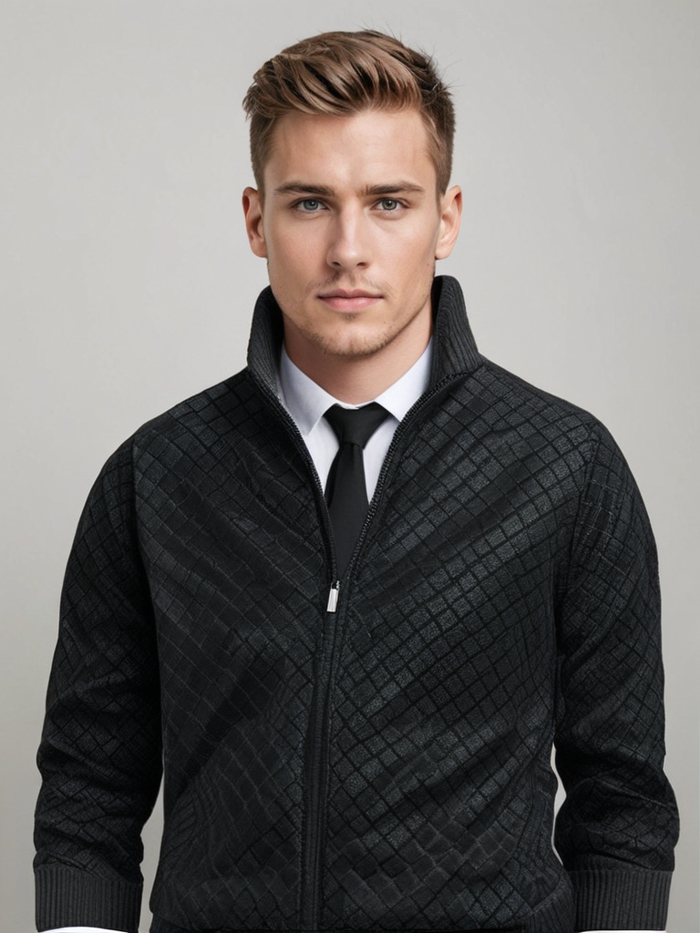 Zip-Up Longline Relaxed Cardigan