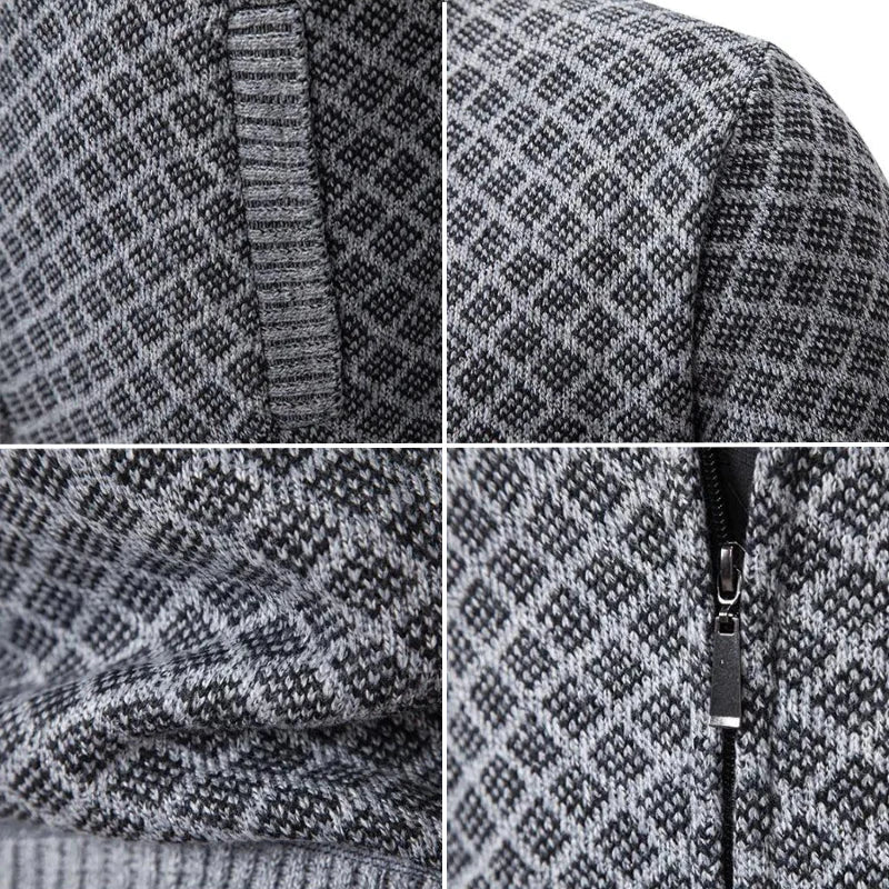 Zip-Up Longline Relaxed Cardigan