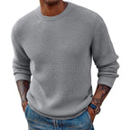 Crew-Neck Ribbed Editorial Sweater