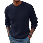Crew-Neck Ribbed Editorial Sweater