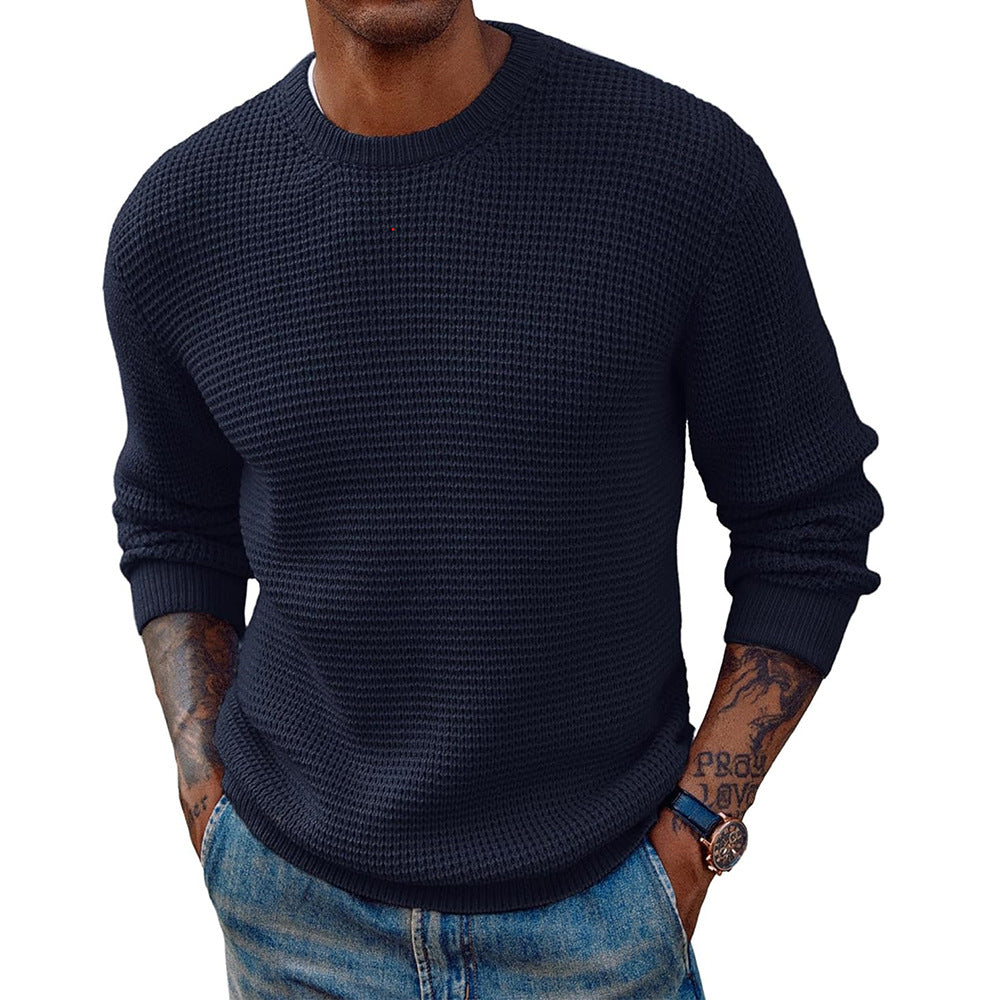 Crew-Neck Ribbed Editorial Sweater