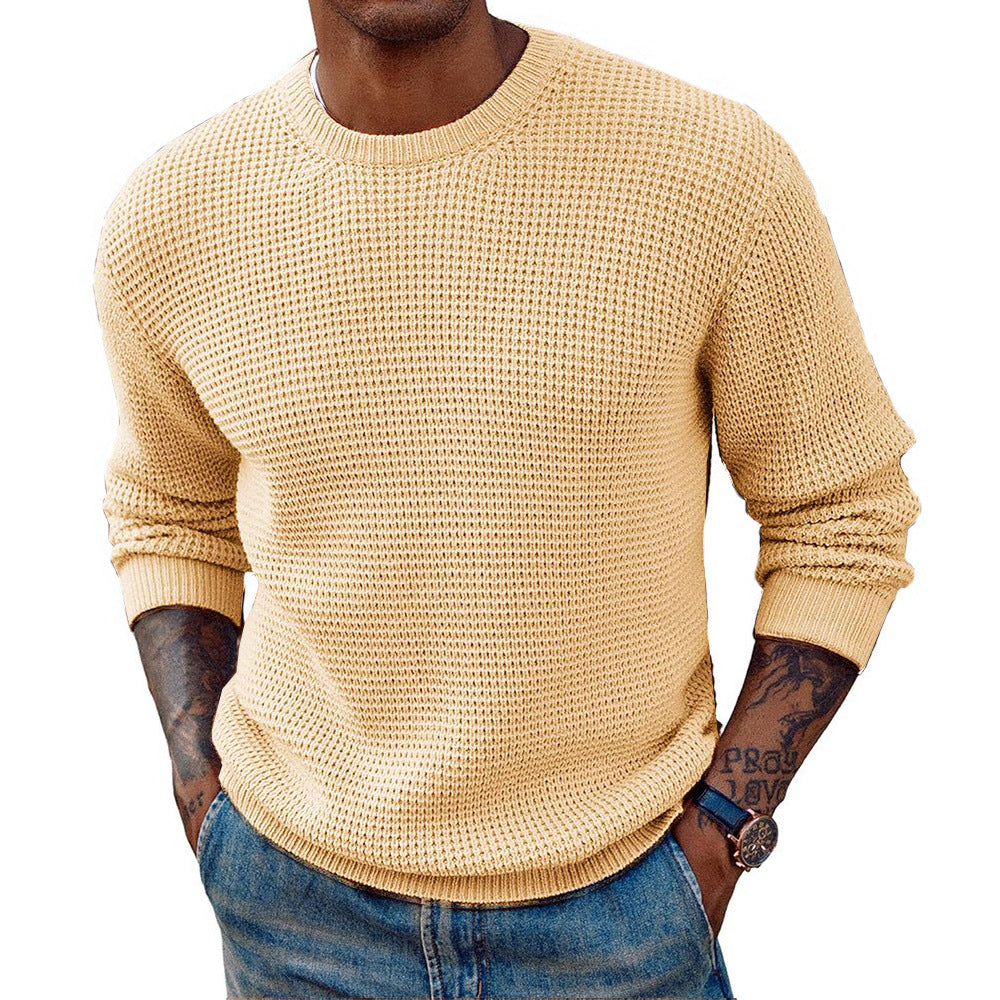 Crew-Neck Ribbed Editorial Sweater