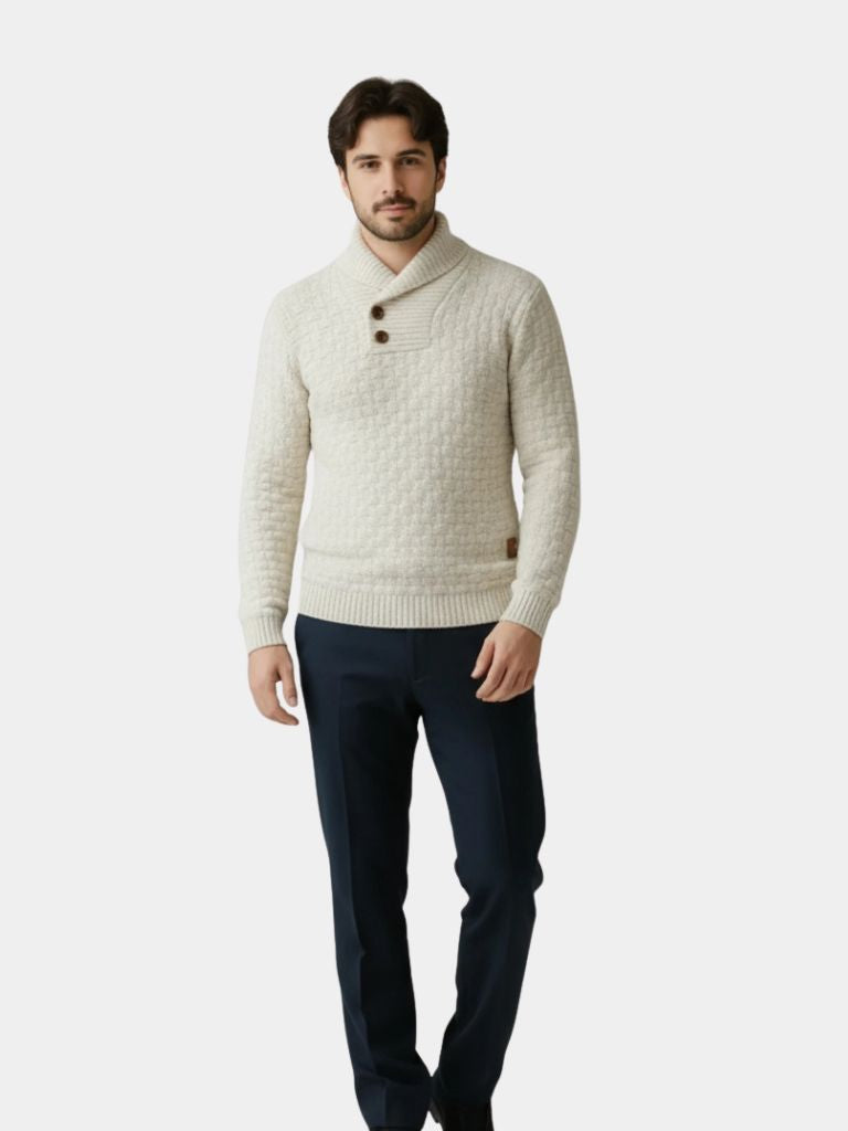 David | Longline Assured Composed Cardigan