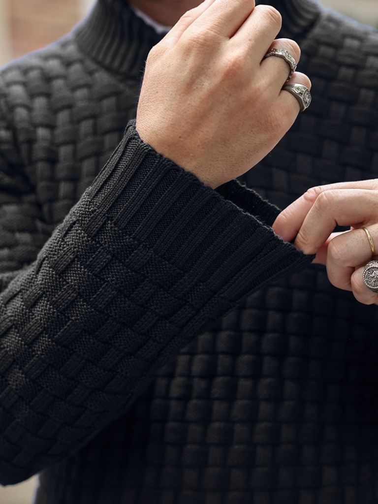 David | Longline Assured Composed Cardigan