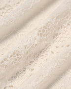 Apricot Lace Bell Sleeve Blouse