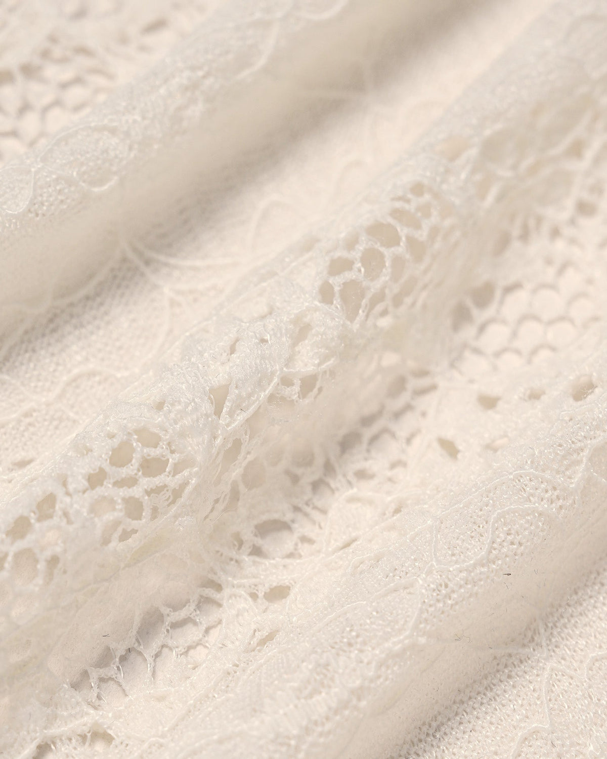Apricot Lace Bell Sleeve Blouse