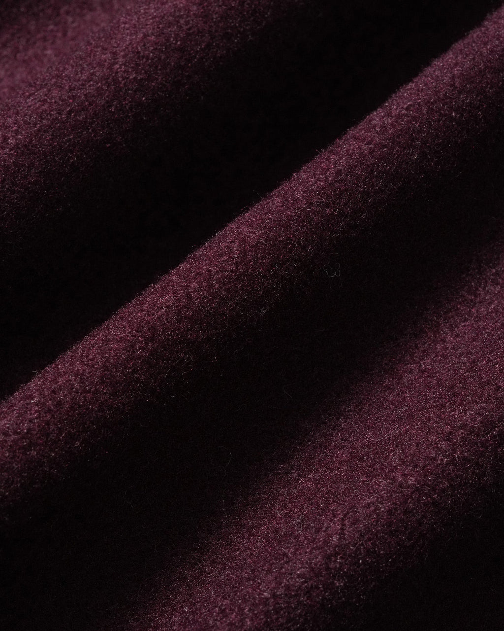 Wine Red Button Pockets Belt Coat