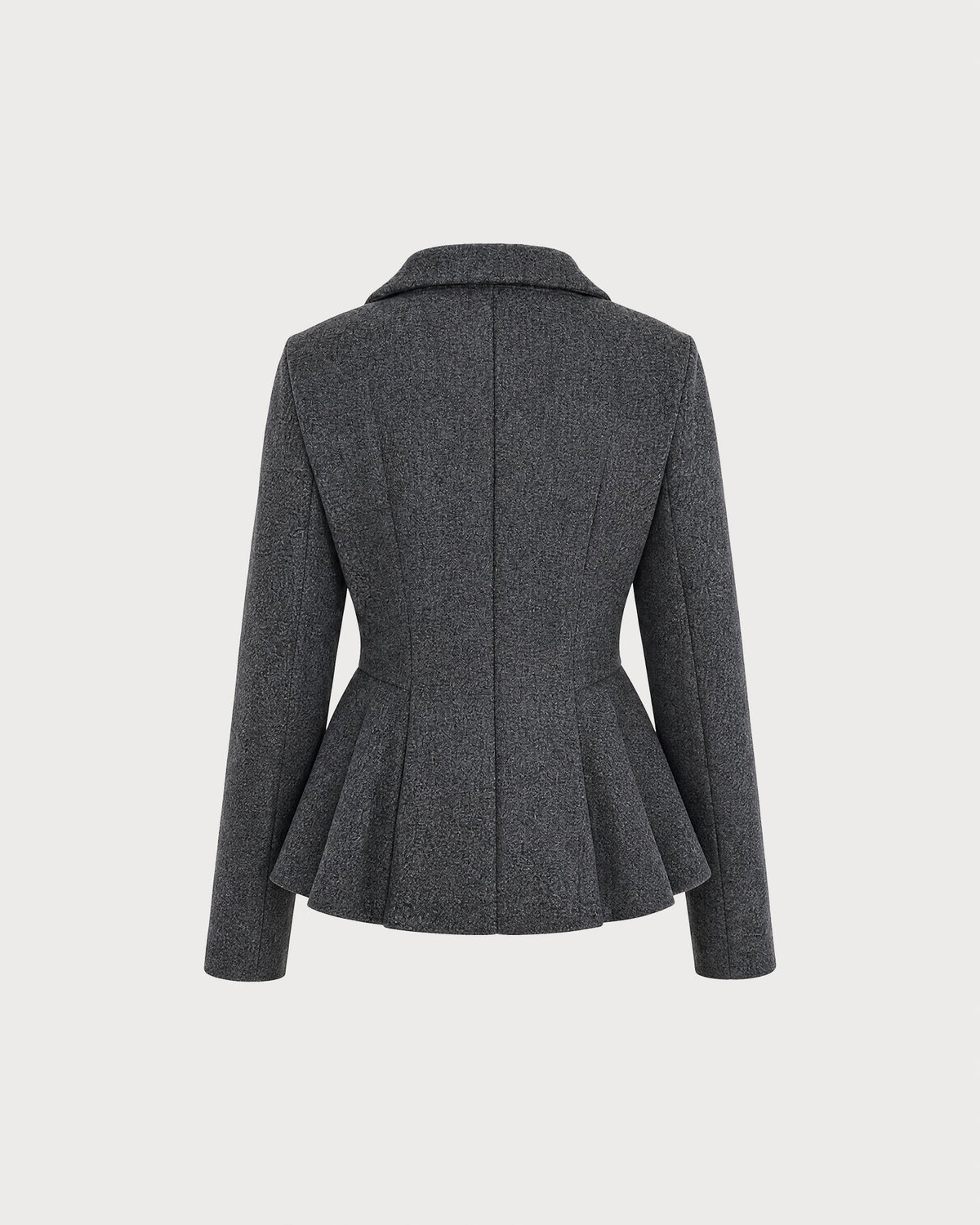 Grey Double Breasted Blazer