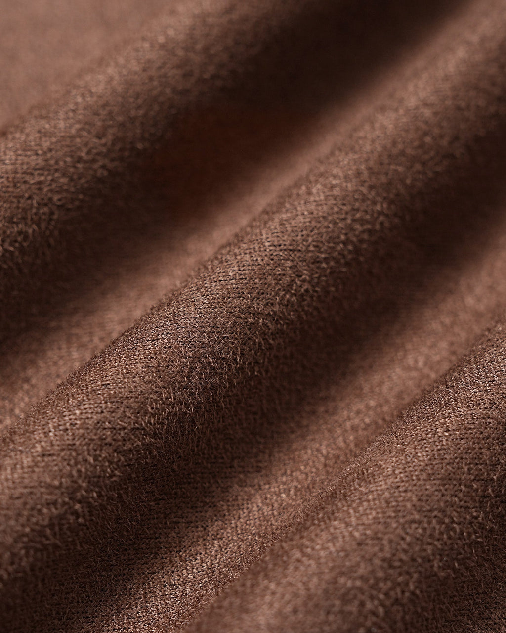 Brown Solid Zipper Button Jacket