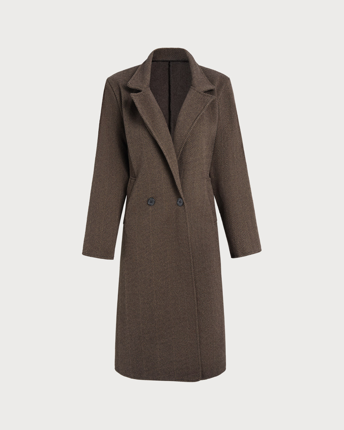 Coffee Pocket Trench Coat