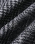 Grey Plaid Trench Coat