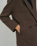 Coffee Pocket Trench Coat