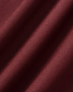 Red Solid Pockets Button Jacket