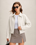 Off White Zipper Pockets Jacket
