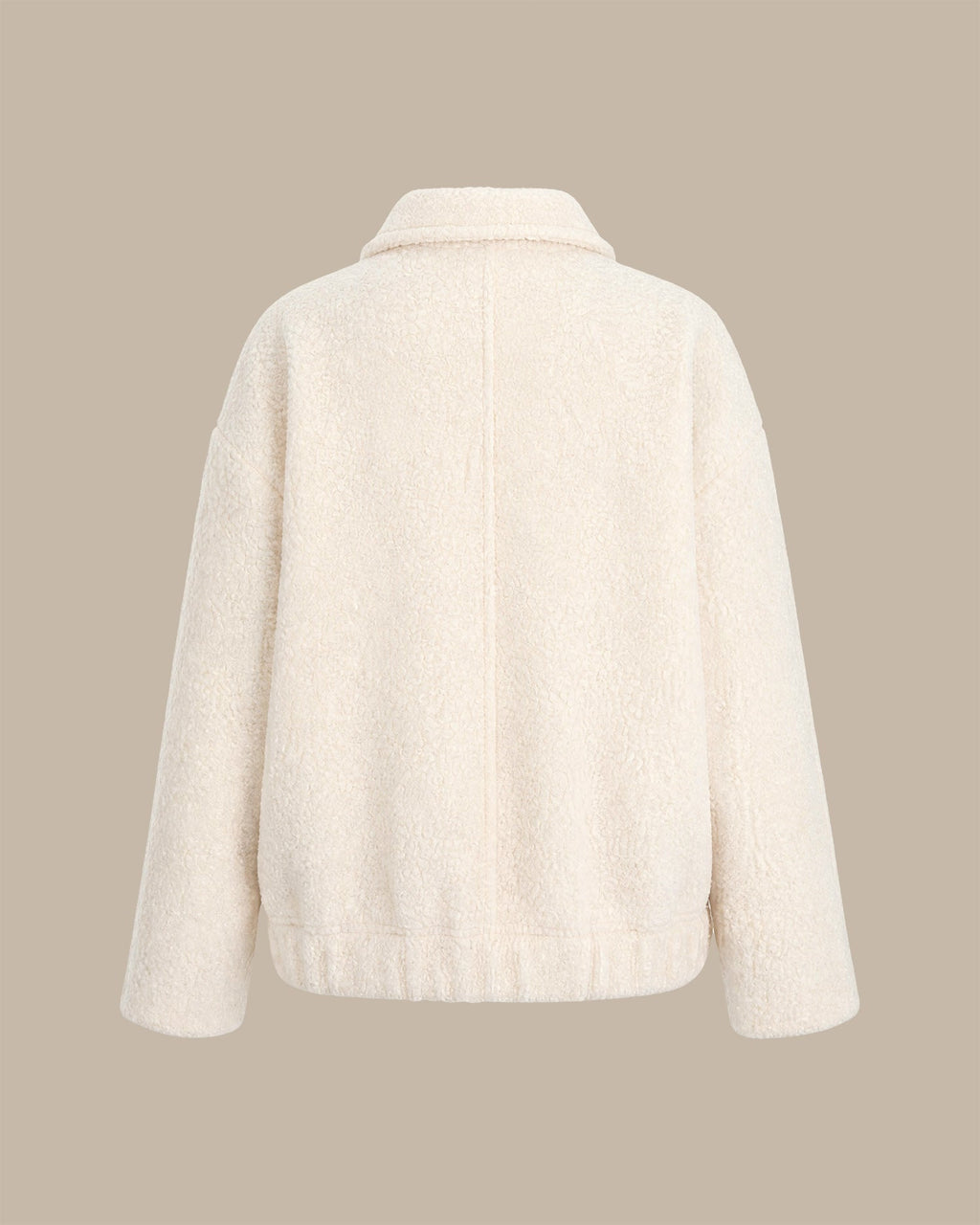 Apricot Solid Single Breasted Jacket