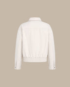 Off White Zipper Pockets Jacket
