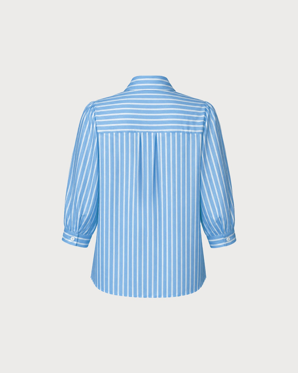 Blue Collar Striped Button Shirt