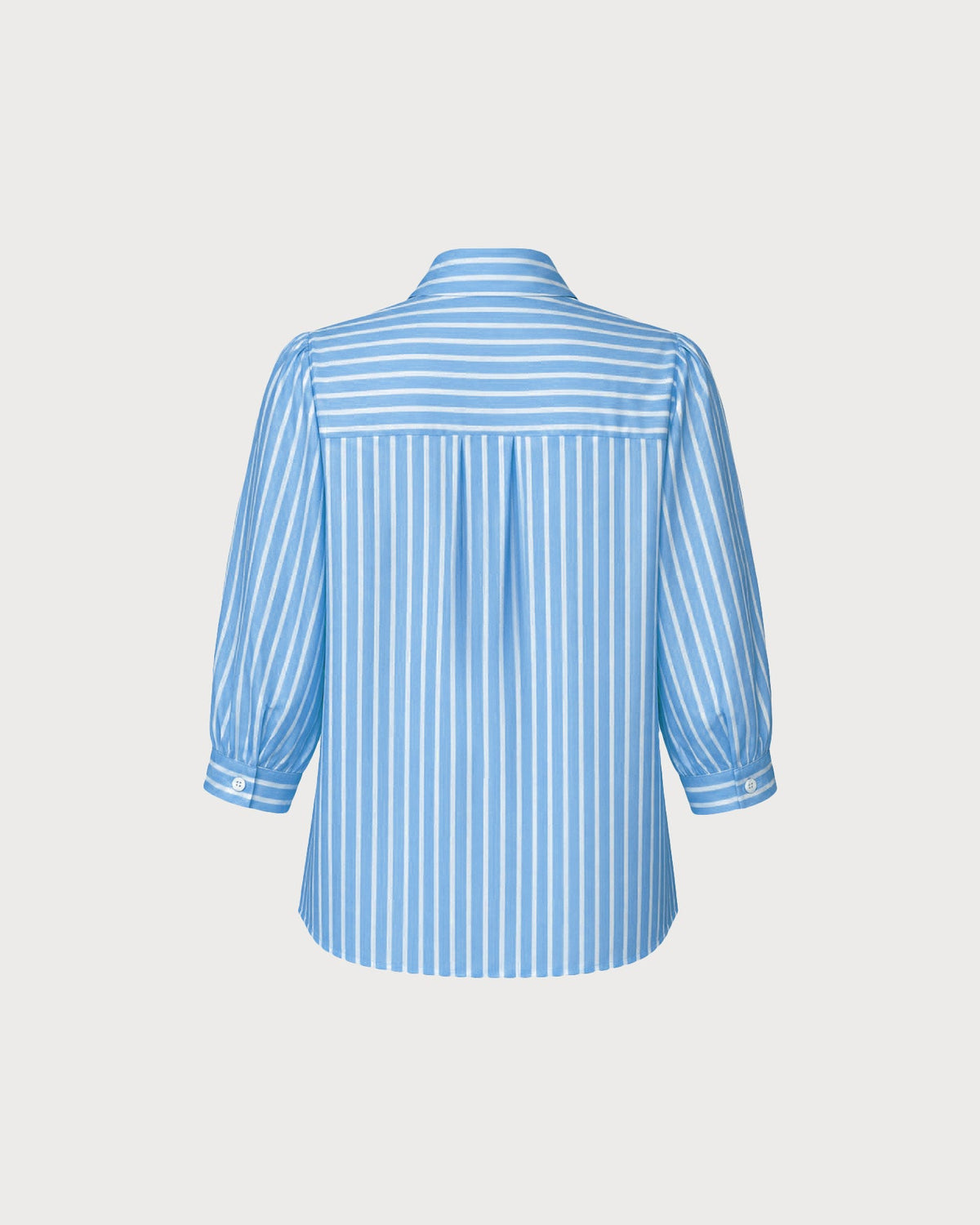 Blue Collar Striped Button Shirt