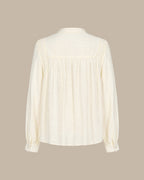 Apricot Long Sleeve See Through Shirt