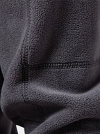Mock-Neck Zip-Up Relaxed Cardigan